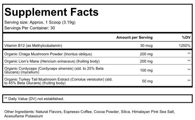 Mushroom Mocha Morning Boost Coffee Blend